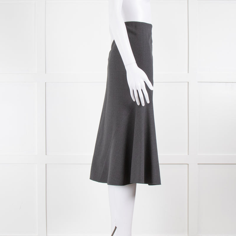 Stella McCartney Grey Fluted Skirt