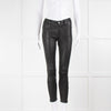 Rag & Bone Black Leather Trousers