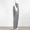 Me+Em Grey Wool Blend Side Pocket Cargo Wide Leg Trousers