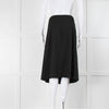 Prada Black Pleated Front A-Line Skirt