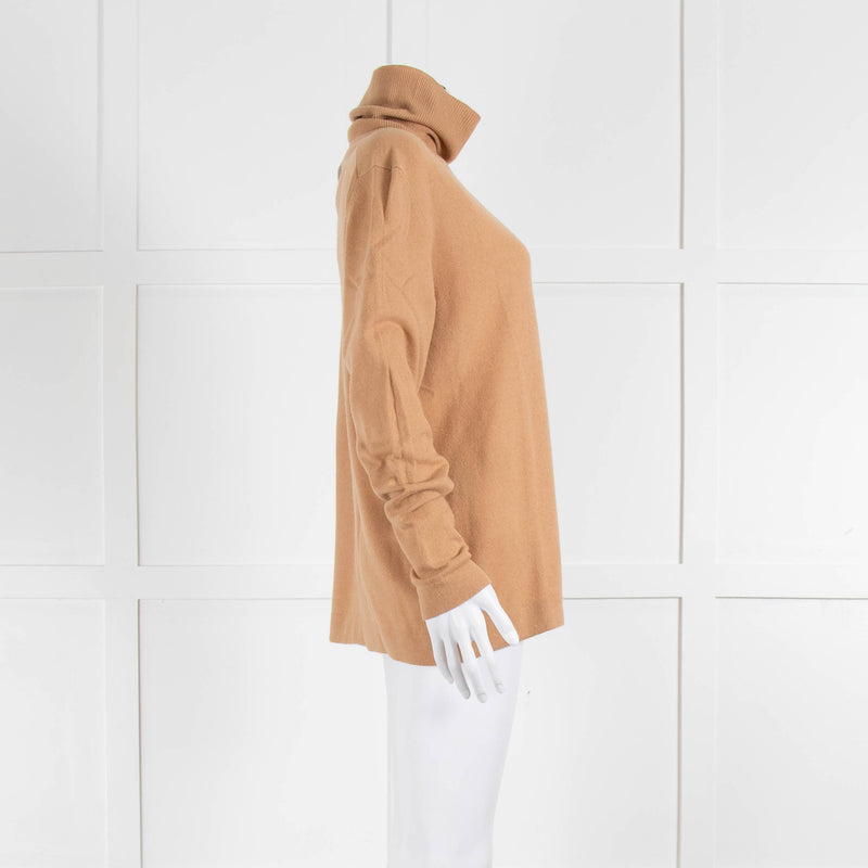 Escada Camel Roll Neck Jumper