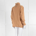 Escada Camel Roll Neck Jumper