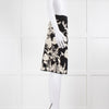 Alexander McQueen Stretch Knit Skirt with Floral Print