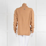 Escada Camel Roll Neck Jumper