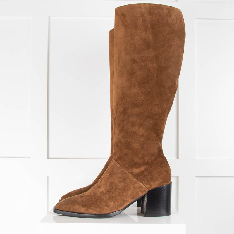 Kennel & Schmenger Tan Suede Knee Boots