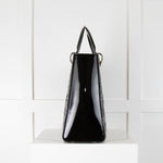 Christian Dior Black Patent Lady Dior Bag