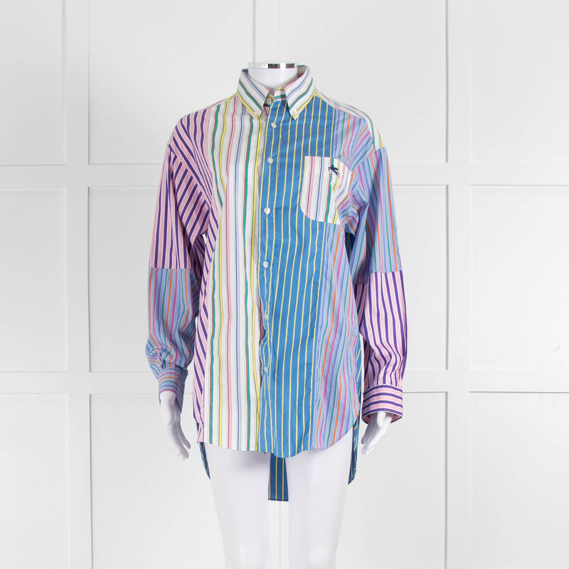 Etro Multi Stipe Oversized Shirt