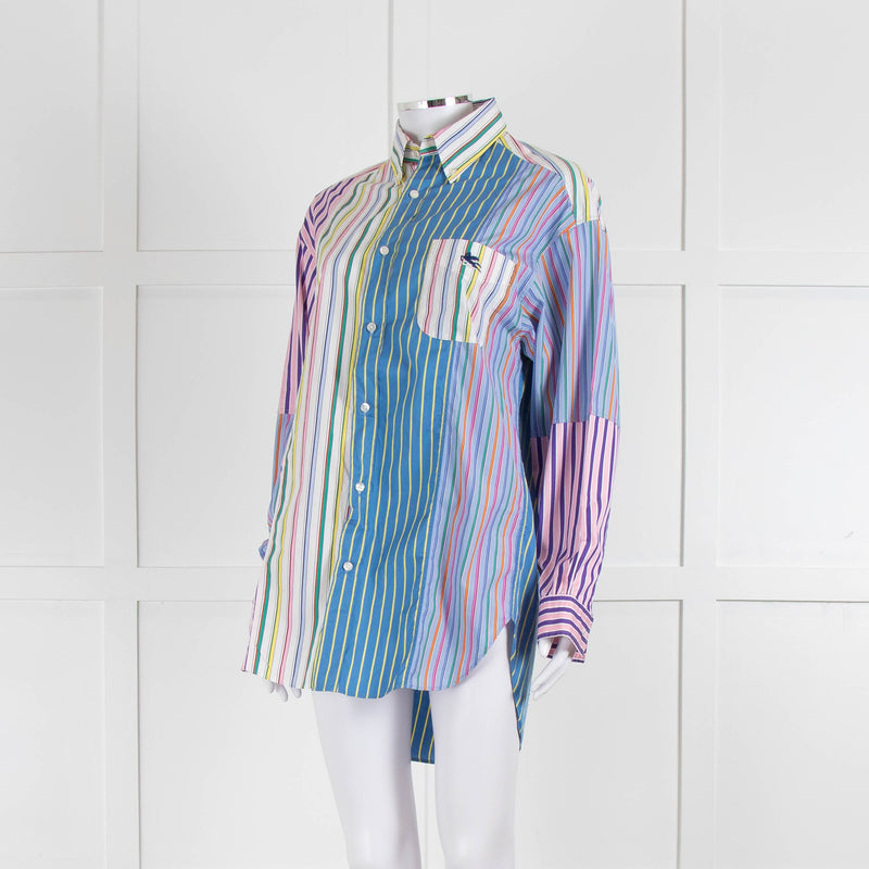 Etro Multi Stipe Oversized Shirt