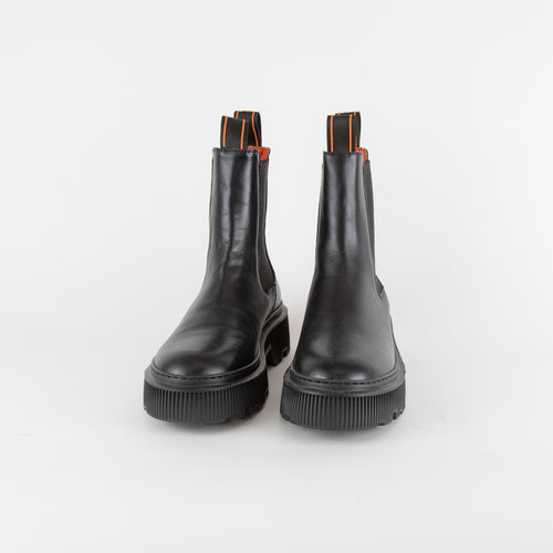 Last Black Leather Chelsea Boots