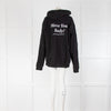 Sporty and Rich Black 'Move Your Body' Slogan Hoodie