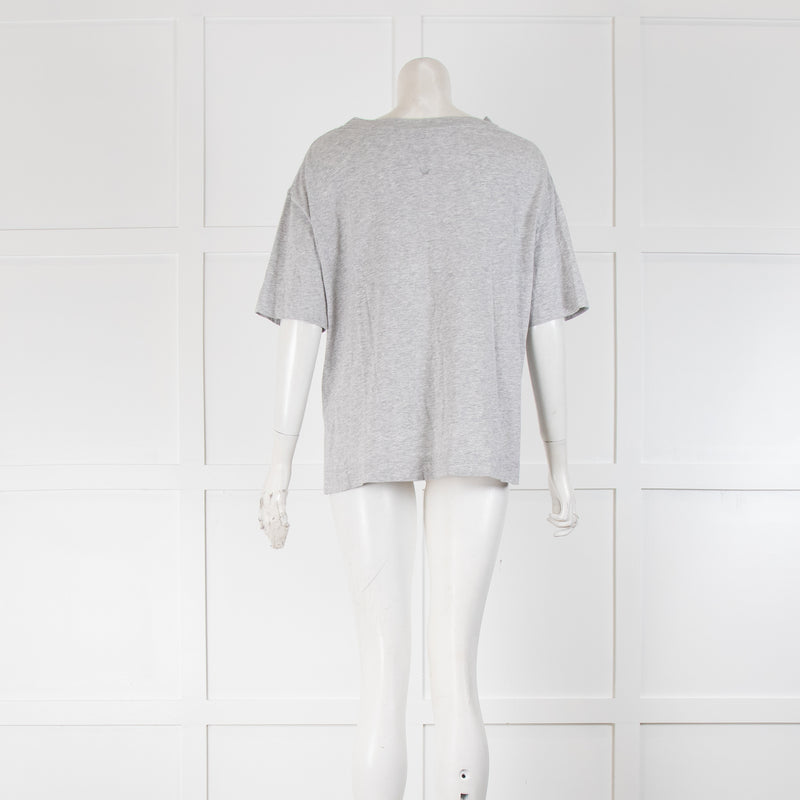 Samsoe  Samsoe Grey Short Sleeve T-Shirt