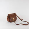 Mulberry Brown Amberley Small Grainy Leather Satchel Bag