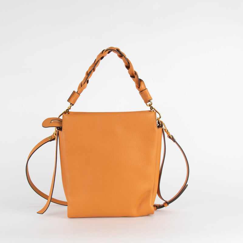 Coccinelle Burnt Orange Leather Medium Boheme Tote Bag