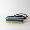 Launer London Blue Yellow Dido Crossbody Bag