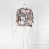 See By Chloe Pale Muted Print Blouse