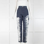 Diesel Net Rip Jeans