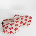 Anya Hindmarch Cream & Red "Slow Down" Sleep Mask