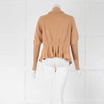 By Malene Birger Camel Cashmere Waterfall Cardigan