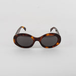 Celine Tortoiseshell Triomphe Sunglasses