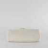 Gucci White Leather Frame Shoulder Bag