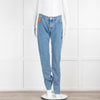 Paco Rabanne Light Blue Low Waist Jeans