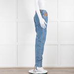 Paco Rabanne Light Blue Low Waist Jeans