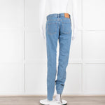 Paco Rabanne Light Blue Low Waist Jeans