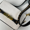 Alexander McQueen Black White Myth Lock Camera Bag