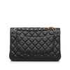 Chanel Black Jumbo Caviar Flap Bag