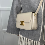 Celine Classique Triomphe Bag in Light Beige