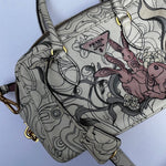 Prada x James Jean Lop Bunny Print Bauletto Bag