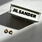 Jil Sander Classic Round Earrings