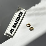 Jil Sander Classic Round Earrings