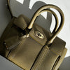 Mulberry Summer Khaki Classic Grain Mini Bayswater Bag