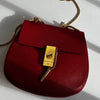 Chloe Red Drew Small Shoulder Bag