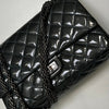 Chanel Teal Patent 2.55 Quilted Shoulder Bag