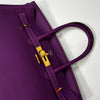 Hermes Purple Anemone Togo Gold Hardware Birkin 35 Bag