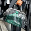 Miu Miu Black With Green Lazer Cut Panel