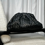 Bottega Veneta Black Intrecciato The Pouch Clutch