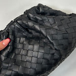 Bottega Veneta Black Intrecciato The Pouch Clutch