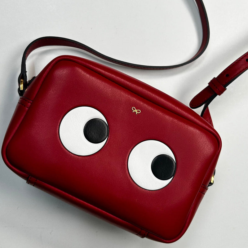 Anya Hindmarch Red Eyes Mini Camera Bag