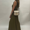 Tom Ford Tara Mini Canvas W/leather Trim Satchel Bag