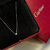 Cartier D'Amour Diamond XS Necklace in White Gold