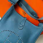 Hermes Pale Bleu Jean Evelyne PM Bag