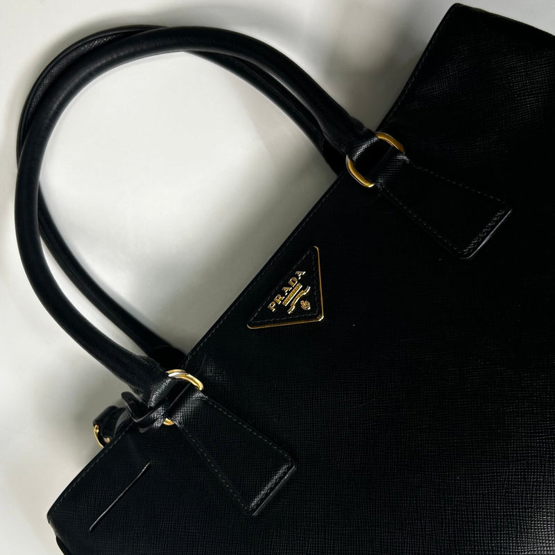 Prada Black Saffiano Galleria Tote