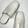 Bottega Veneta Roma Ivory Leather Slippers