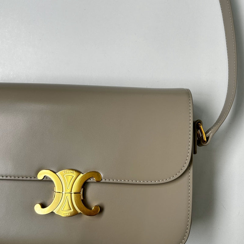 Celine Classique Triomphe Bag in Light Beige