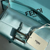 Fendi X Tiffany & Co Satin Tiffany Blue Baguette Bag