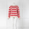 Chinti & Parker Red Pink Cream Knit