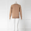 Winser London Camel Coloured V Neck Jumper